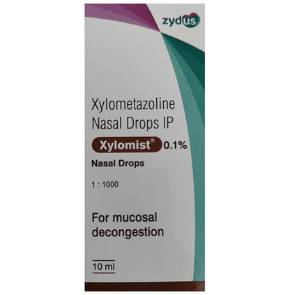 Xylomist 0.1% Nasal Drops for Mucosal Decongestion - Classic Derma
