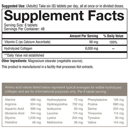 Youtheory Collagen Tablet for Hair, Skin & Nails