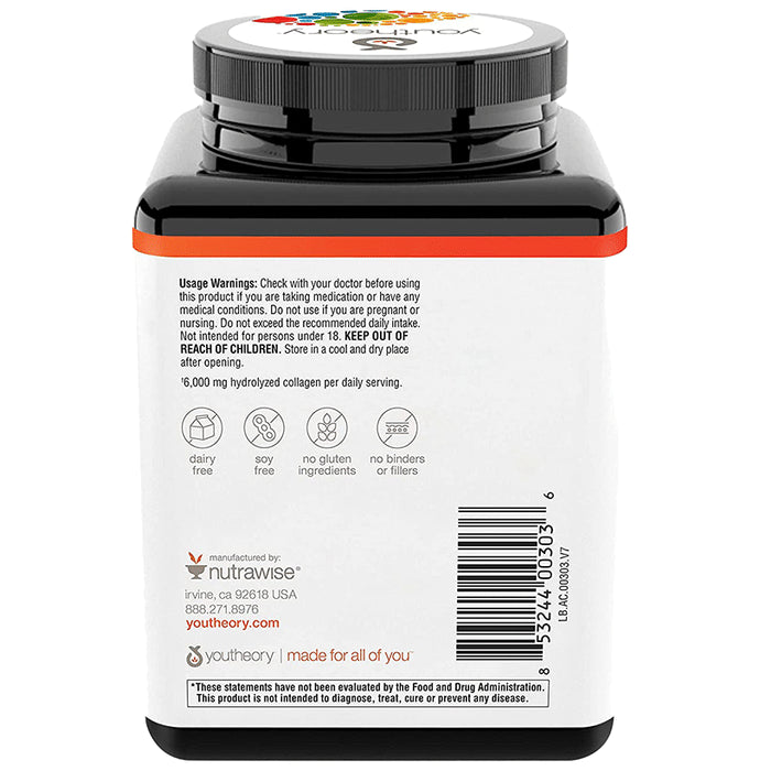 Youtheory Collagen Tablet for Hair, Skin & Nails