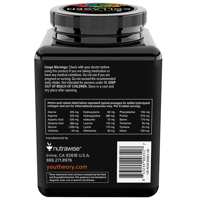 Youtheory Men Collagen Tablet | For Hair, Skin & Joints