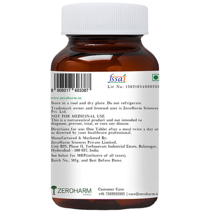 Zeroharm Sciences Holo Kidney Detox Tablet