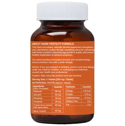 Zeroharm Sciences Narie Fertility Formula Tablet