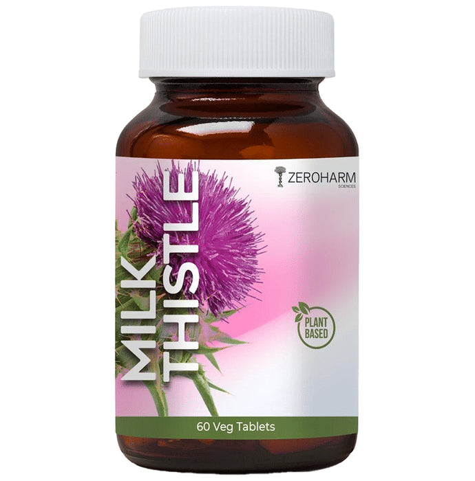 Zeroharm Sciences Plant Based Milk Thistle Veg Tablet - Classic Derma