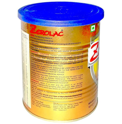 Zerolac Powder with Soy Protein Isolate, Nucleotides & Maltodextrin for Infants | Lactose & Sucrose Free