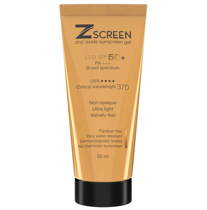 Zscreen Zinc Oxide Sunscreen Gel (50ml Each) SPF 50+