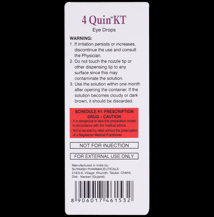 4 Quin KT Eye Drop