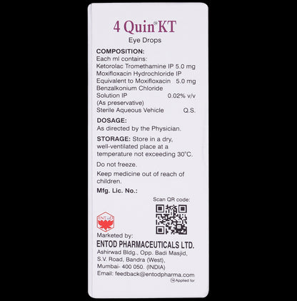 4 Quin KT Eye Drop