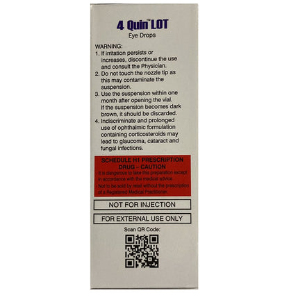 4 Quin Lot Eye Drop Bak Free