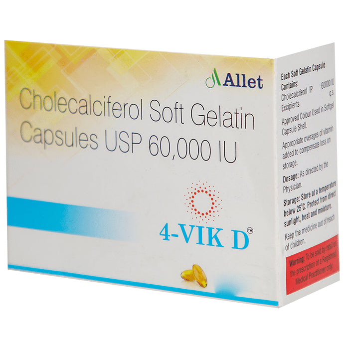 4-Vik D Soft Gelatin Capsule - Classic Derma