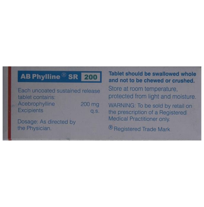 AB Phylline SR 200 Tablet