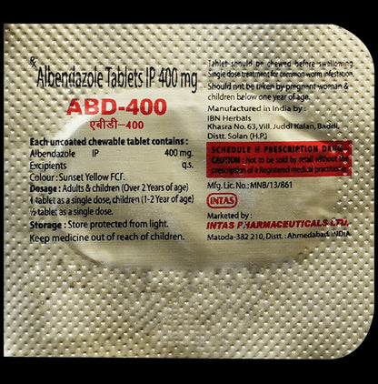 Abd 400mg Tablet