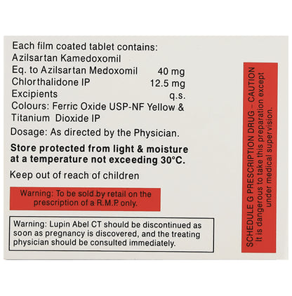 Abel-CT 40mg/12.5mg Tablet