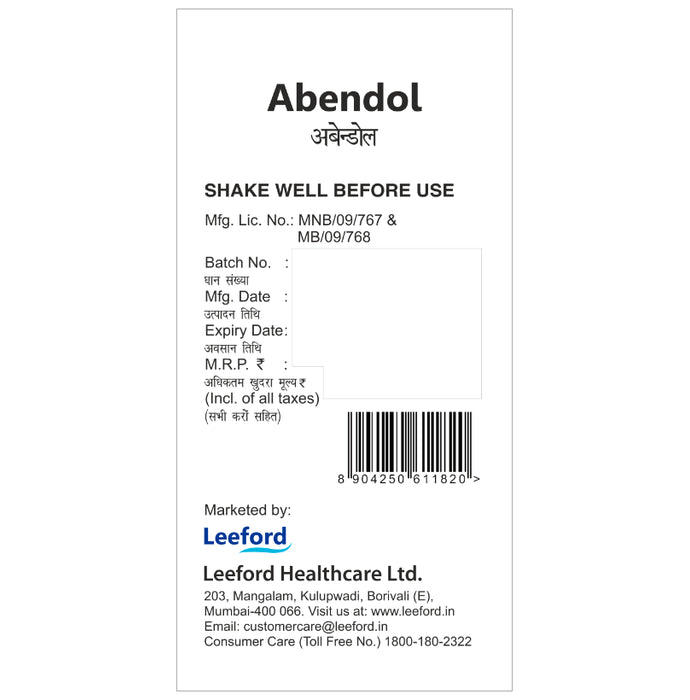 Abendol Oral Suspension