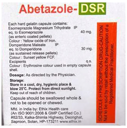 Abetazole-DSR Capsule