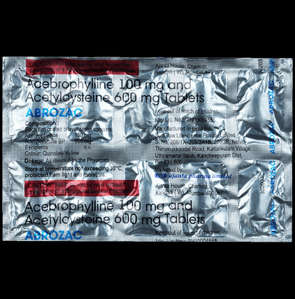Abrozac 100mg/600mg Tablet