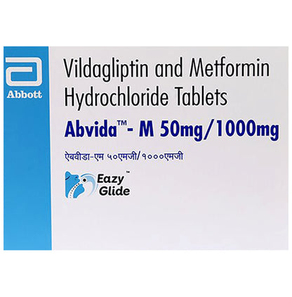 Abvida-M 50mg/1000mg Eazy Glide Tablet - Classic Derma