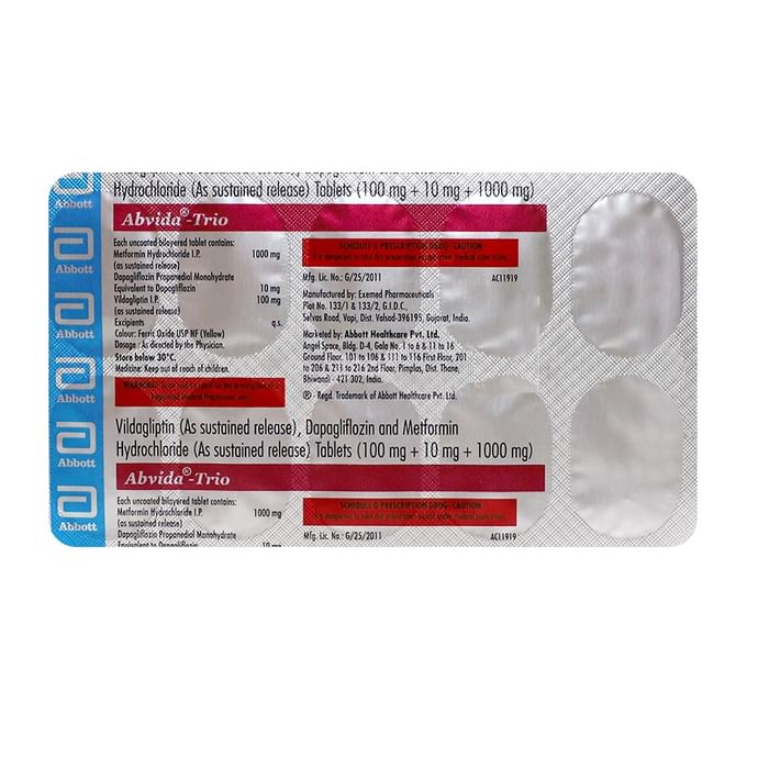 Abvida-Trio 1000 Tablet SR