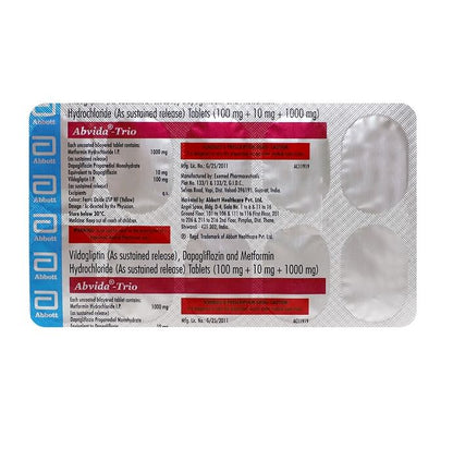 Abvida-Trio 1000 Tablet SR
