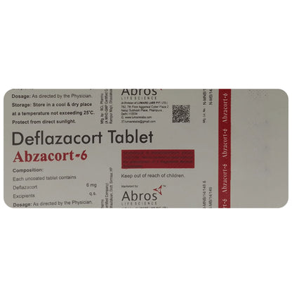 Abzacort 6 Tablet