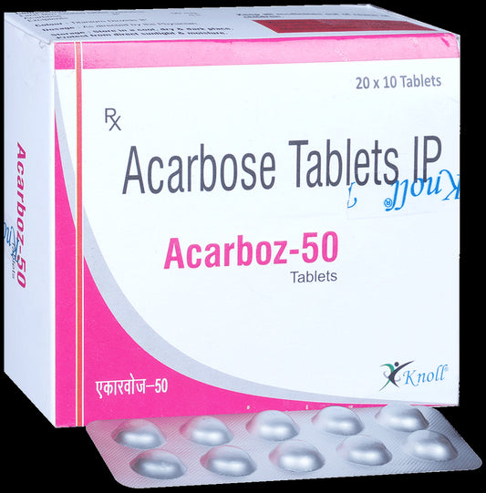 Acarboz 50mg Tablet - Classic Derma