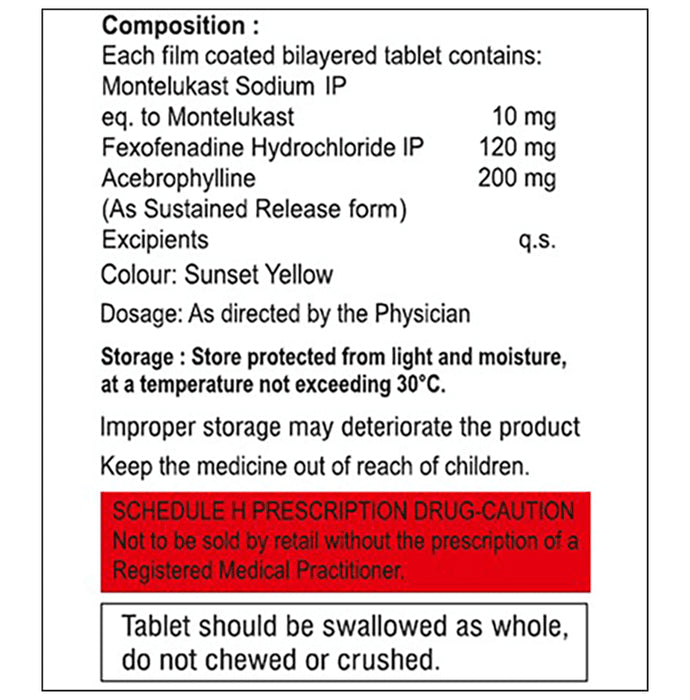 Acebraux FM Tablet SR