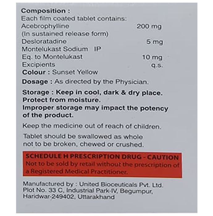 Acebrodak-DM Tablet SR