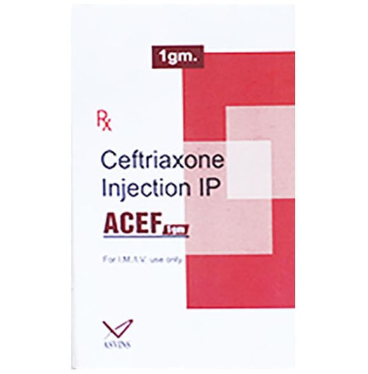 Acef 1gm Injection - Classic Derma