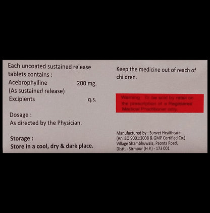 Acemed 200 Tablet SR