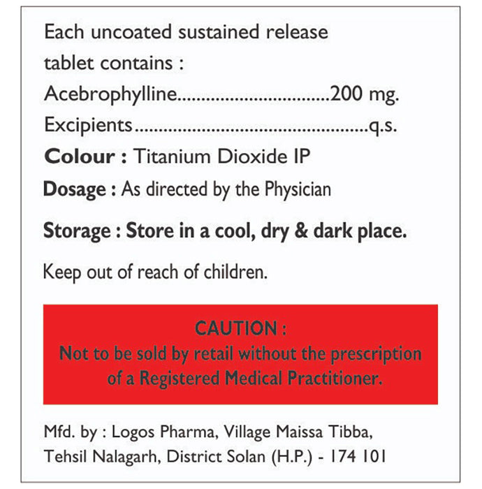 Acethama 200 SR Tablet