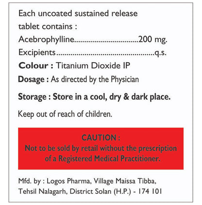 Acethama 200 SR Tablet