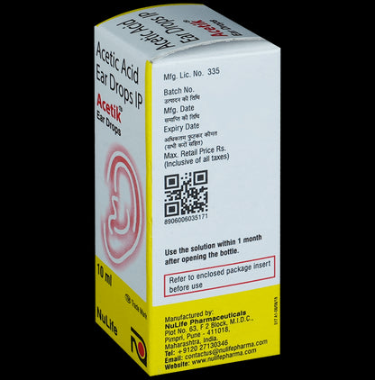 Acetik Ear Drop