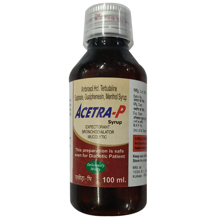 Acetra-P Syrup Deliciously Minty
