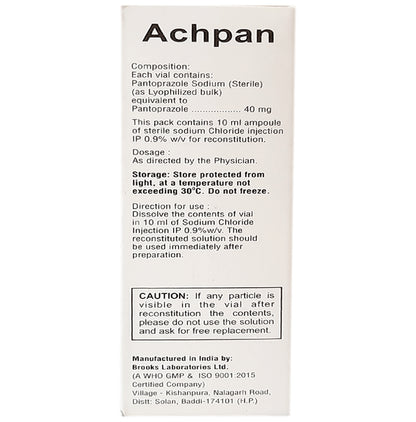 Achpan Injection