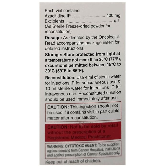 Acitakrish 100mg Injection