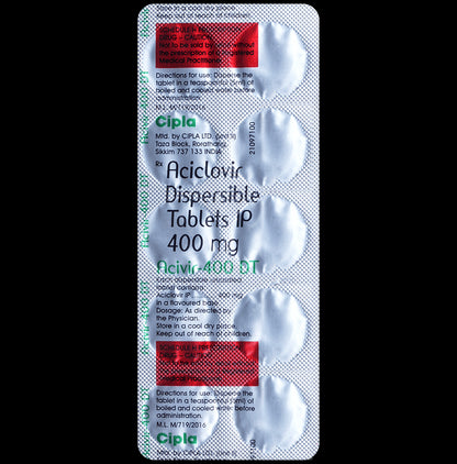 Acivir 400 DT Tablet
