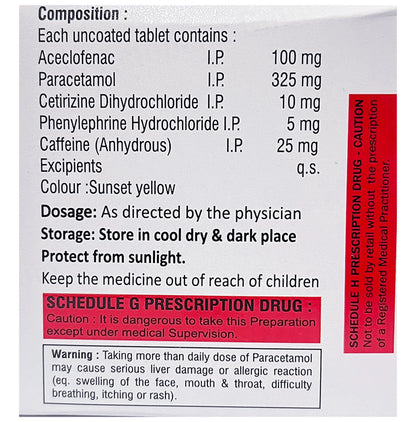 Aclopass Cold Tablet