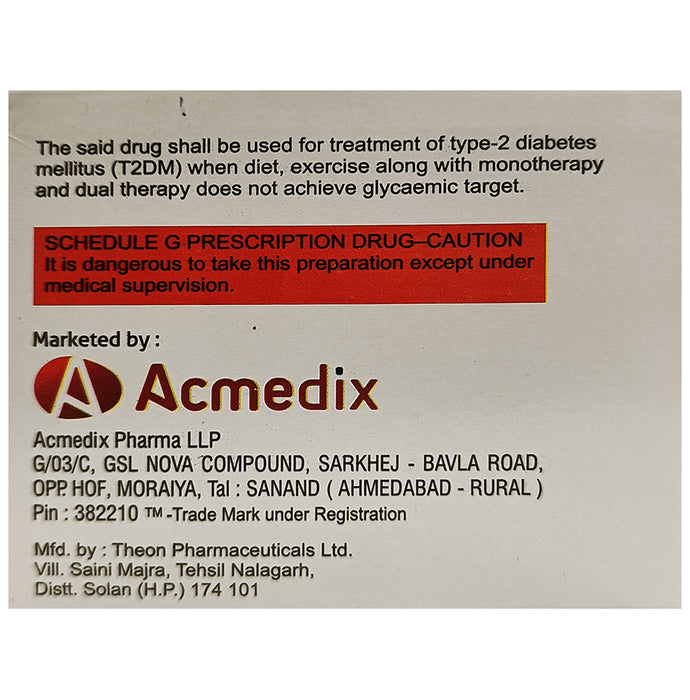 Acmeglim-MP 2 Tablet SR