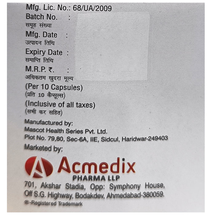 Acmerose-CV 10 Capsule