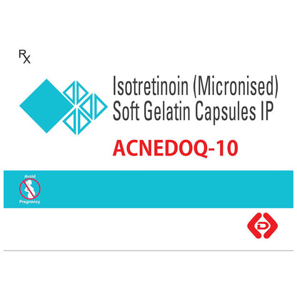 Acnedoq 10 Soft Gelatin Capsule - Classic Derma