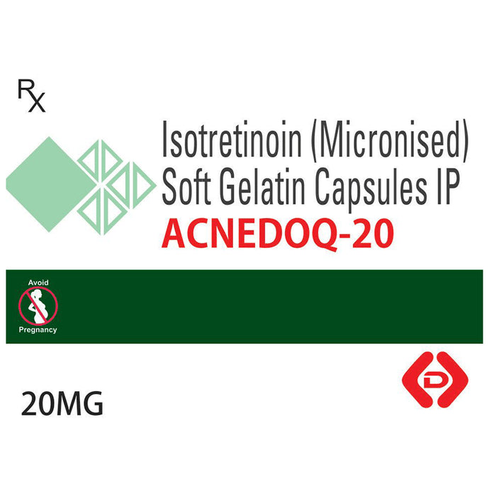 Acnedoq 20 Soft Gelatin Capsule - Classic Derma