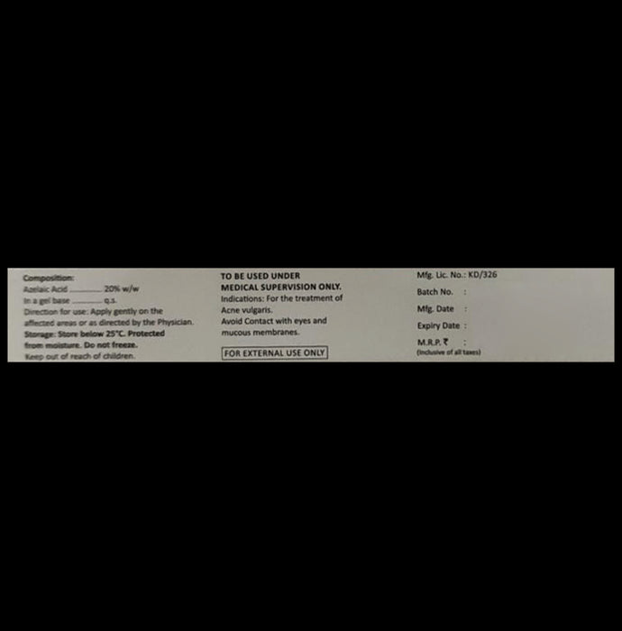 Acnerus AZ 20% Gel