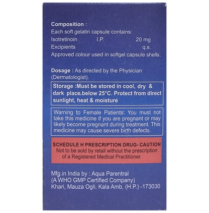 Acnetoin-I 20mg Capsule