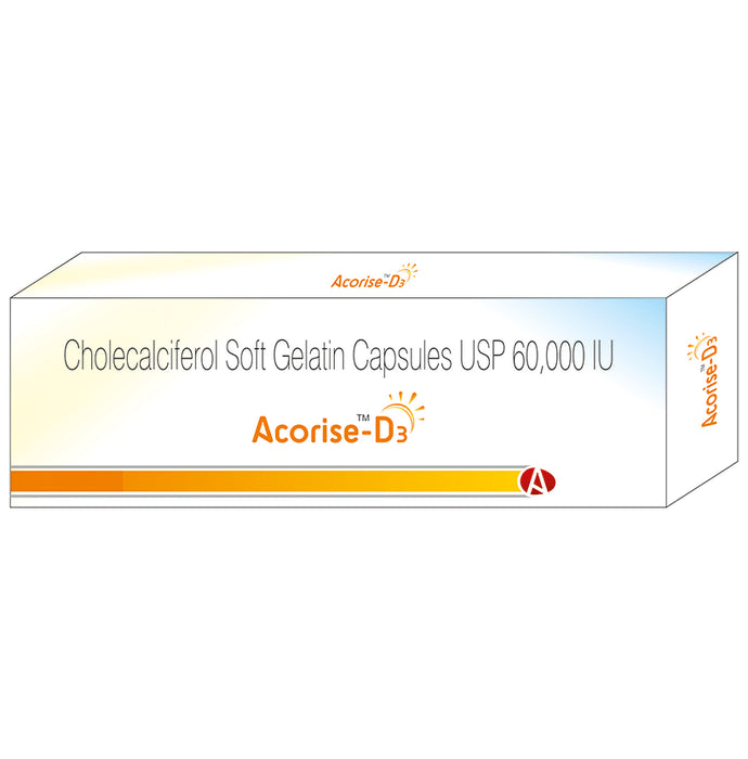 Acorise-D3 Softgel Capsule - Classic Derma