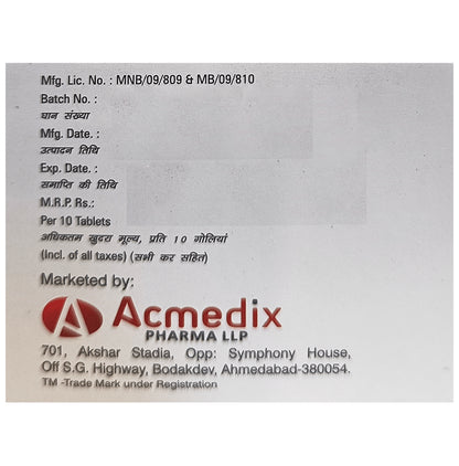 Acovog M 0.3 Tablet ER