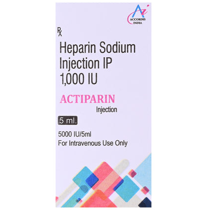 Actiparin 5000 IU Injection - Classic Derma
