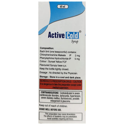 Active Cold Syrup Mixed Fruit