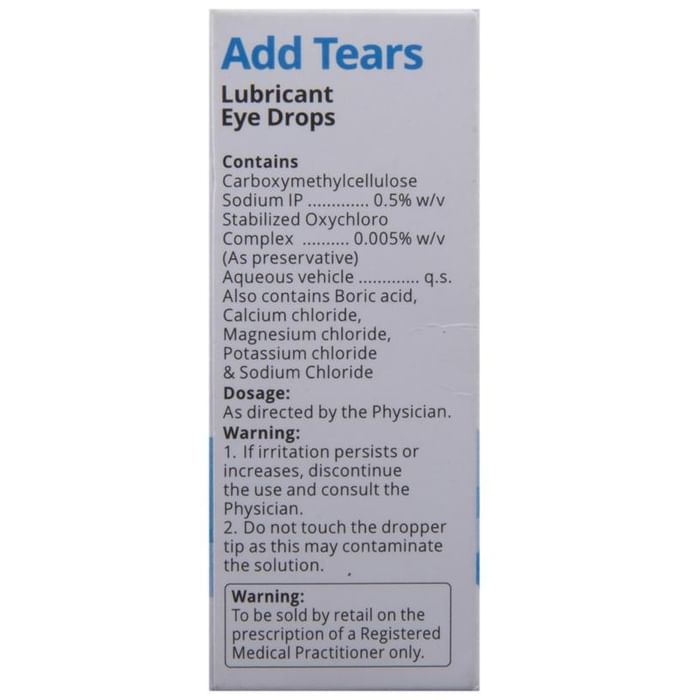 Add Tears Lubricant Eye Drop