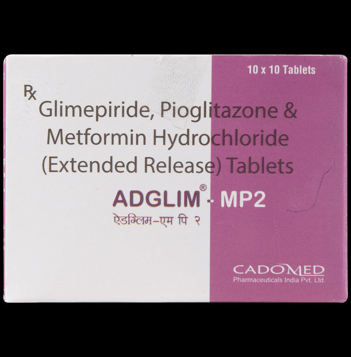 Adglim MP 2mg/500mg/15mg Tablet