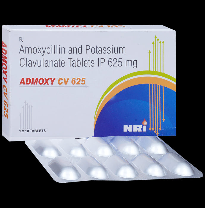Admoxy CV 625 Tablet - Classic Derma