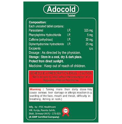 Adocold Tablet